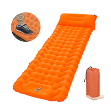 Camping Sleeping Pad With Pillow Built-in Pump